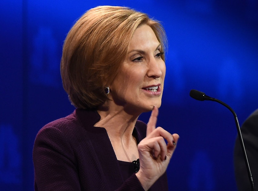 Carly Fiorina Claims 92 Percent Of Jobs Lost Under Obama Belonged To Women But Let S Look At