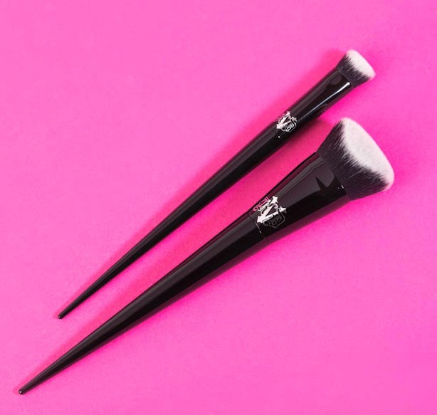 The Two Kat Von D LockIt Brushes You Need In Your Life For Complexion