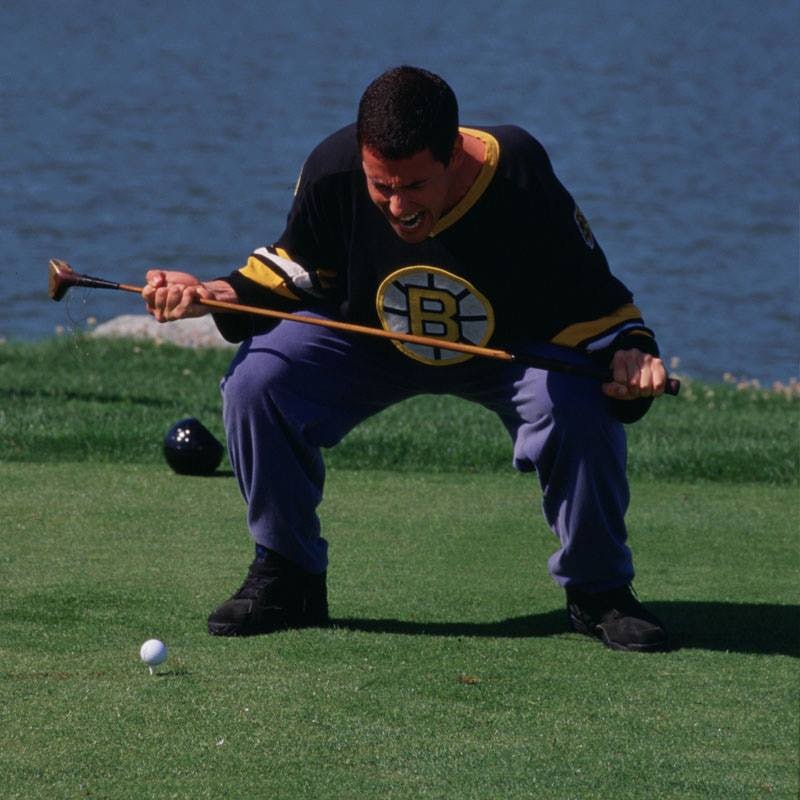 Happy Gilmore: Cut and dumped 