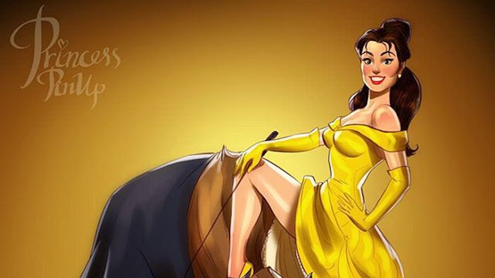 Why Disney Princesses Reimagined As Pin Up Models Is A