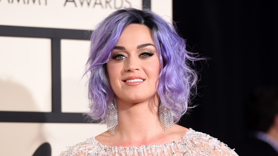 Katy Perry Lost Her Purple Hair At The Grammys How Did She Pull