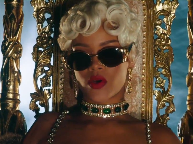 Rihanna's "Pour It Up" Music Video Features An Insane Amount Of Butts