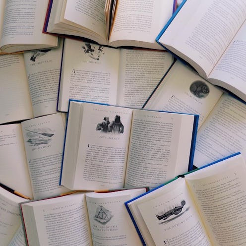 A pile of opened childhood books