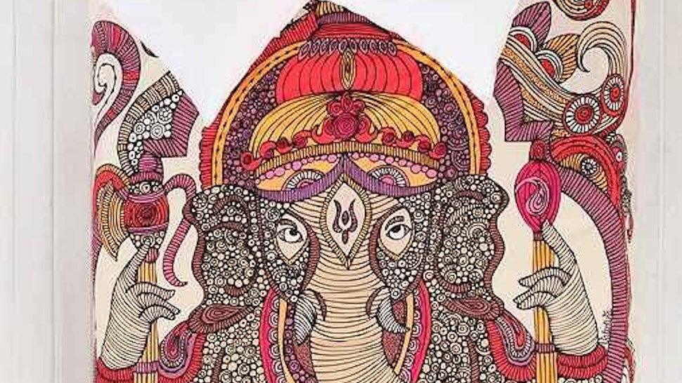 Urban Outfitters Insensitive Lord Ganesha Duvet Cover Angers Hindu