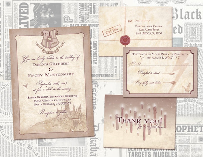 14 Things Every 'Harry Potter' Wedding Needs To Be A Truly Magical ...