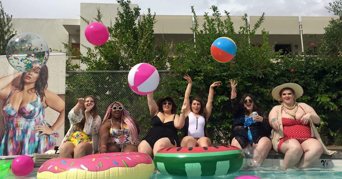 19 Photos Of Plus Size Babes Showcasing Their Pool Party