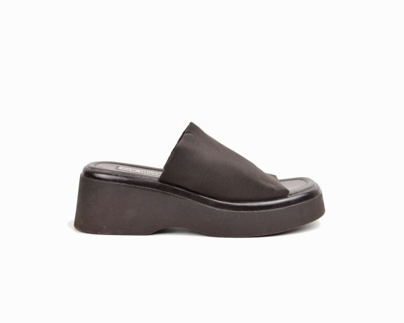 Steve madden black hot sale slides 90s