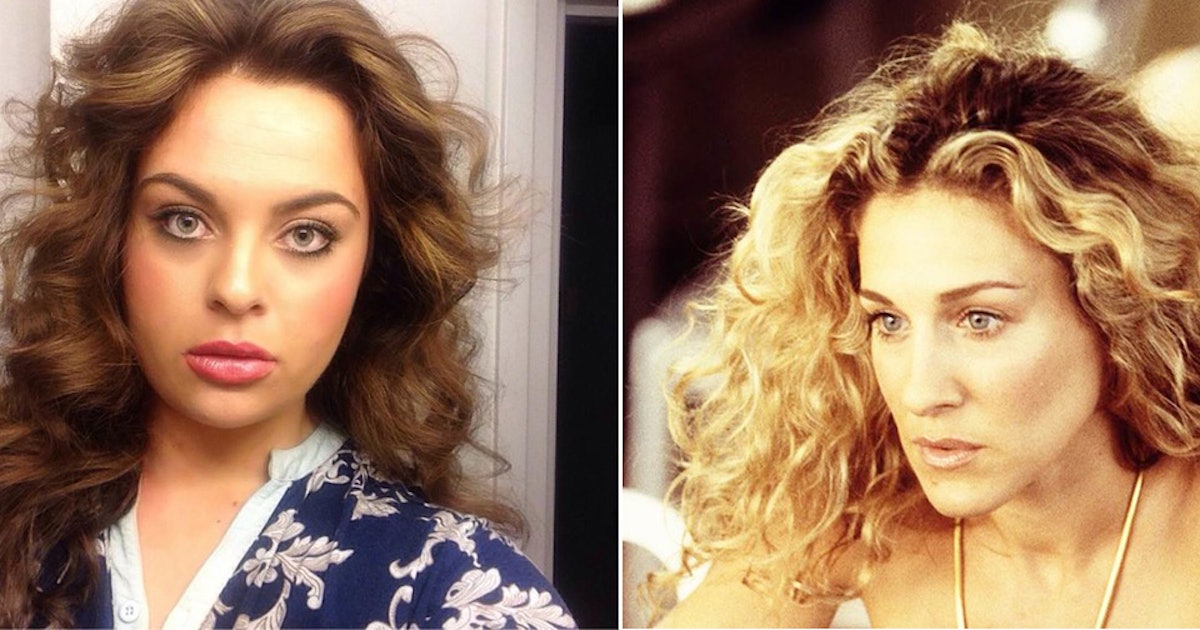 I Recreated Carrie Bradshaw S 5 Signature Hair Looks Because Her