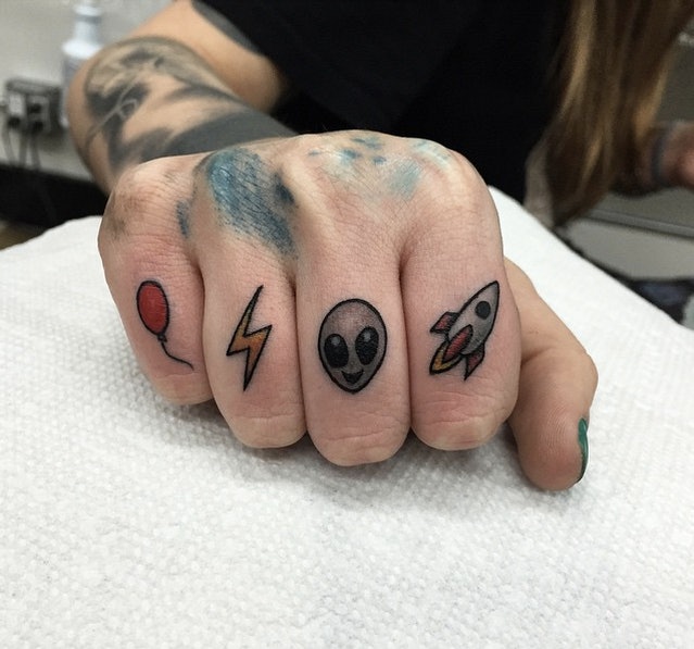 31 Fun Emoji Tattoo Designs  The XO Factor
