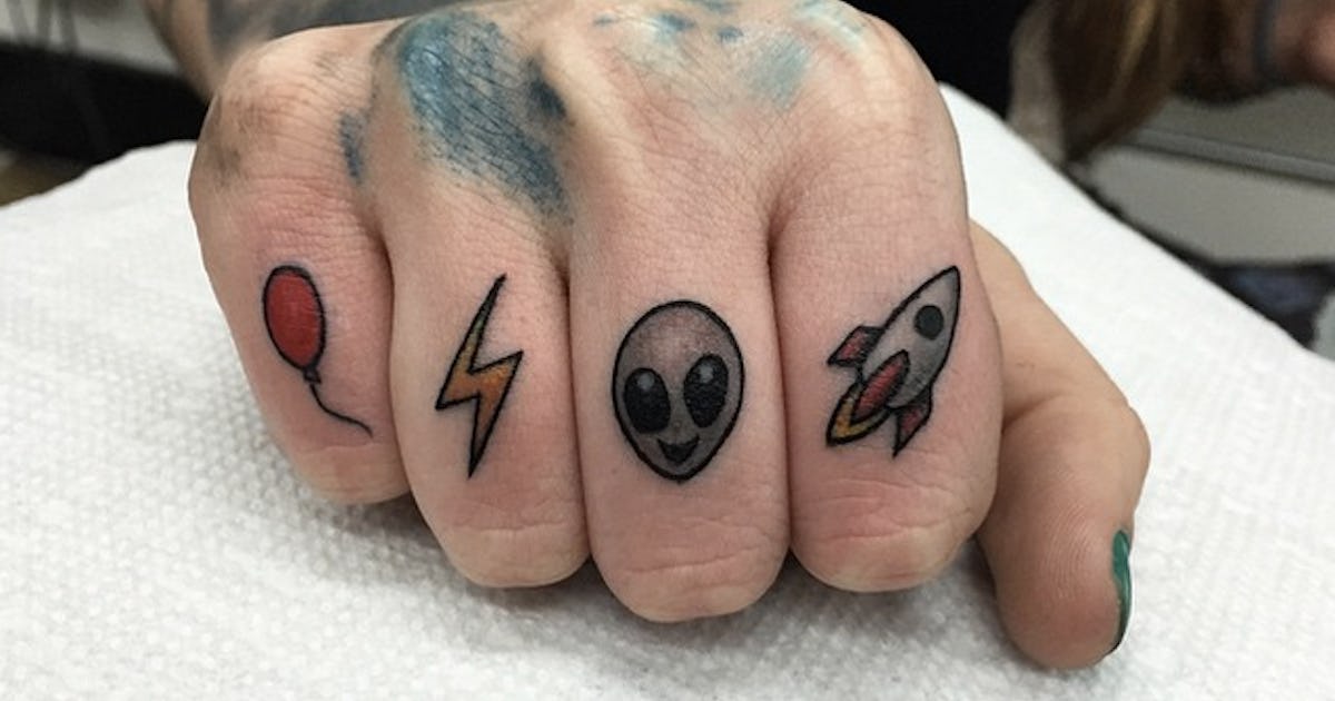 17 Emoji Tattoos That Prove Drake Isn't The Only One Who's Doing It