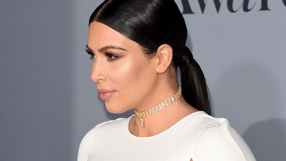 Kim Kardashian S Secret To A High Ponytail Is Already In Your