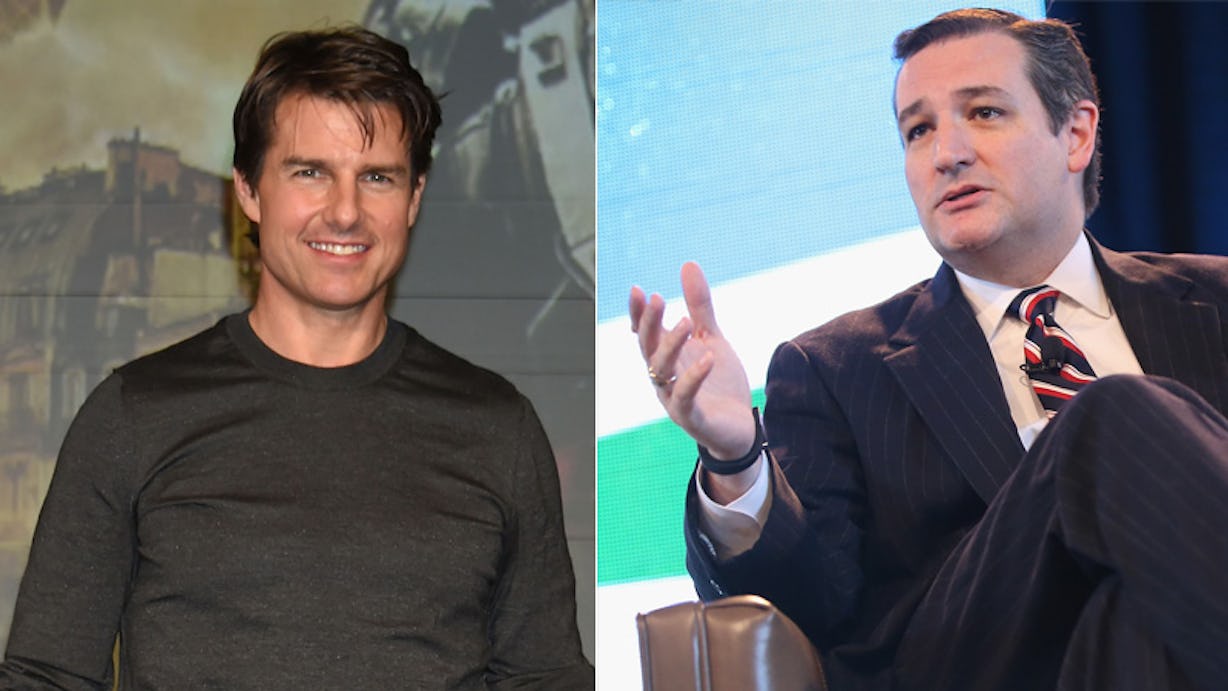 Ted Cruz And Tom Cruise Have More In Common Than You Would Ever Have Believed