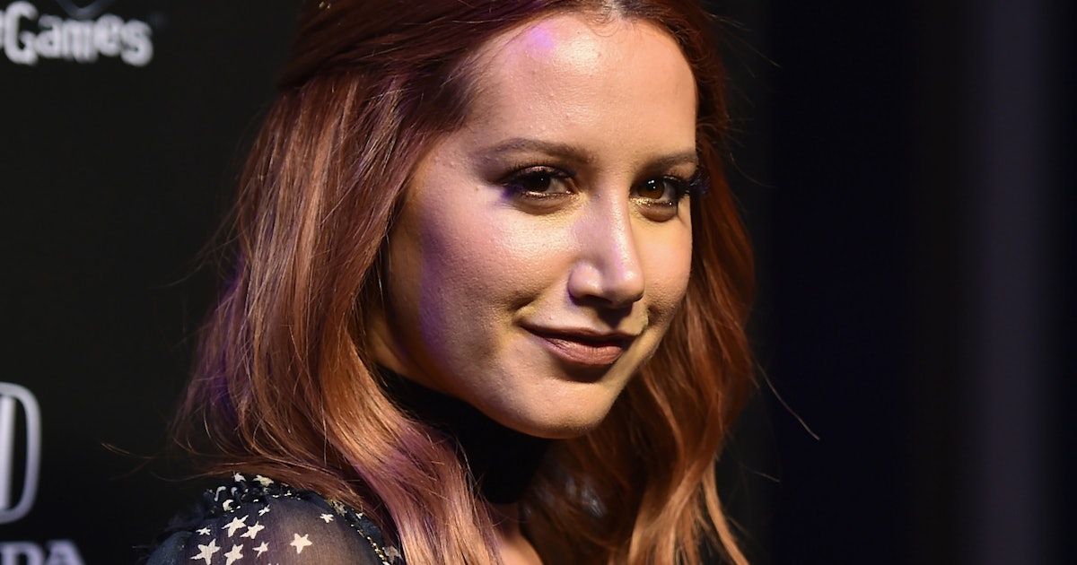 Ashley Tisdale Accessorizes Strawberry Blonde Hair With Star Charms