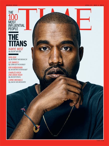 Kanye West Makes ‘TIME Magazine’s Most Influential Cover & There's A ...