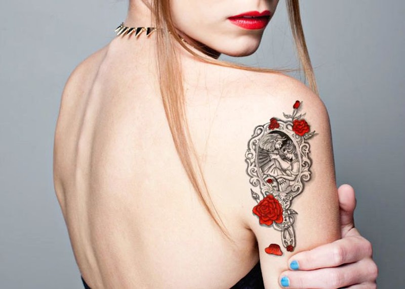 disney princess collage tattoo
