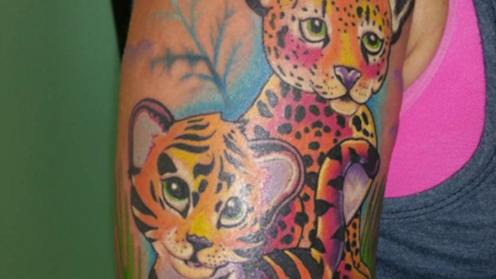 17 Lisa Frank Tattoos That'll Knock The Socks Off Your Inner '90s