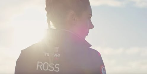 April Ross wearing the USA Olympic shirt