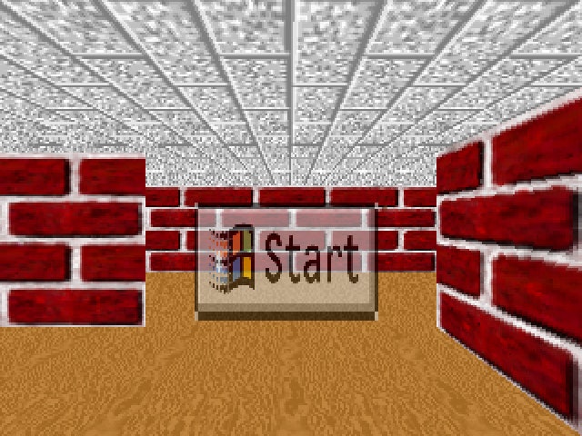 old maze screensaver