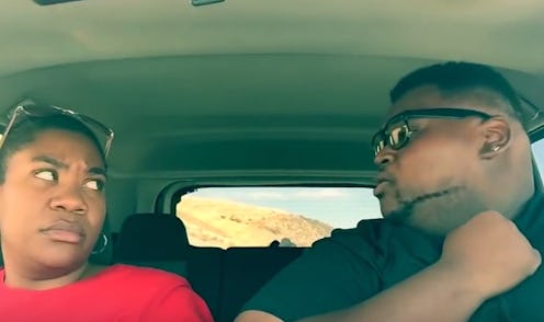 Brian Anderson lip-syncing to annoy his sister on a road trip