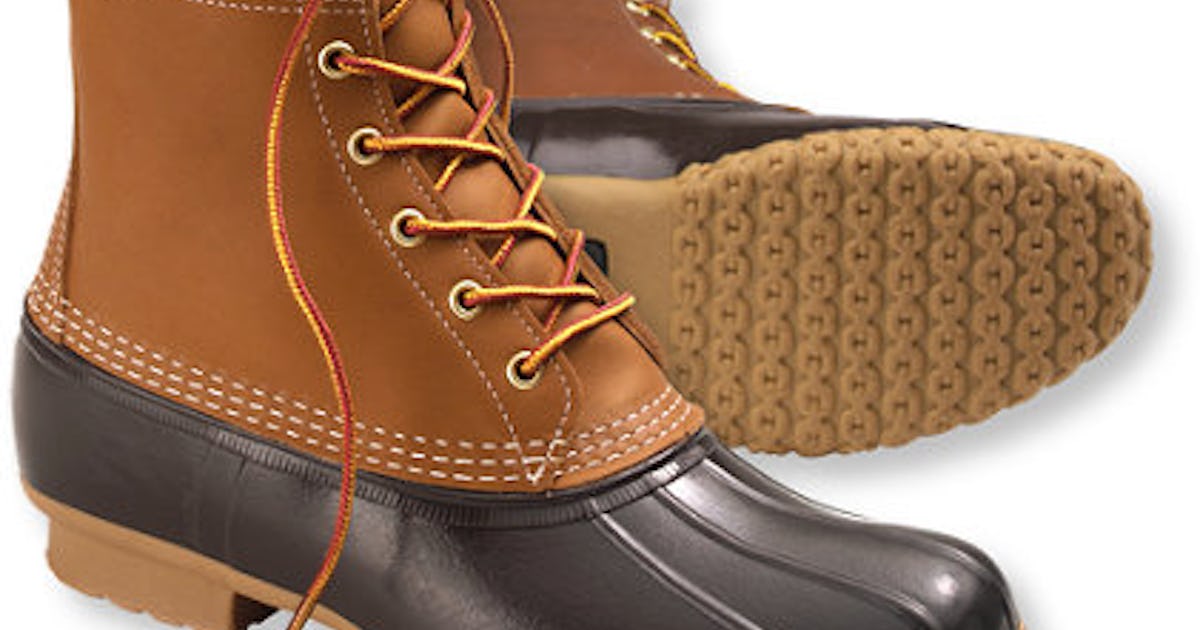 Fake ll top bean boots