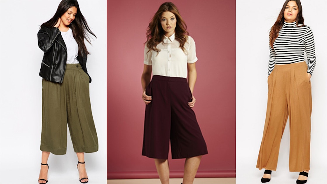 11 Plus Size Culottes For Your Inner '90s Mom Who Also Loves To Break ...