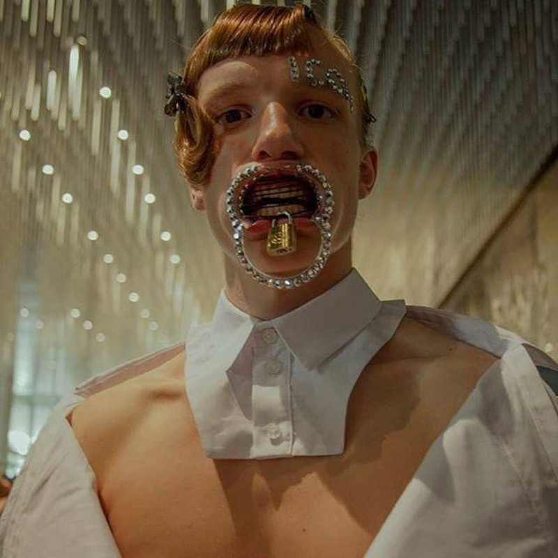 Hood By Air Used Blinged Out Braces & Pacifiers For Spring 2016 Runway