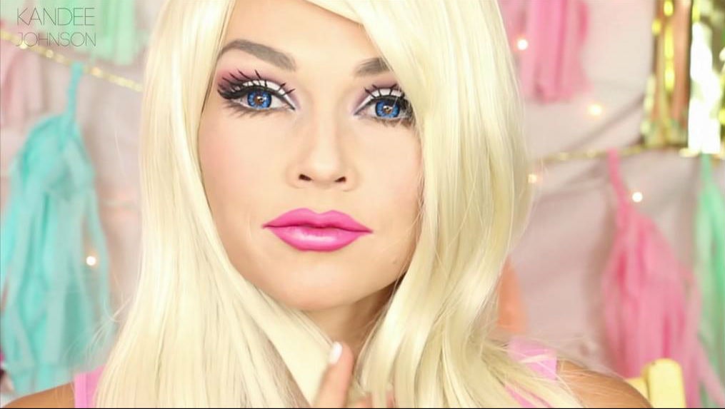 barbie makeup and