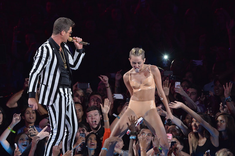 Miley Cyrus Robin Thicke Porn - What Robin Thicke, Miley Cyrus, and Beyonce Had In Common With Politics In  2013
