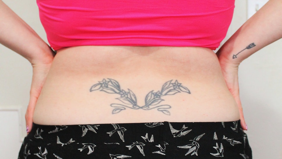 Lower back Tattoo