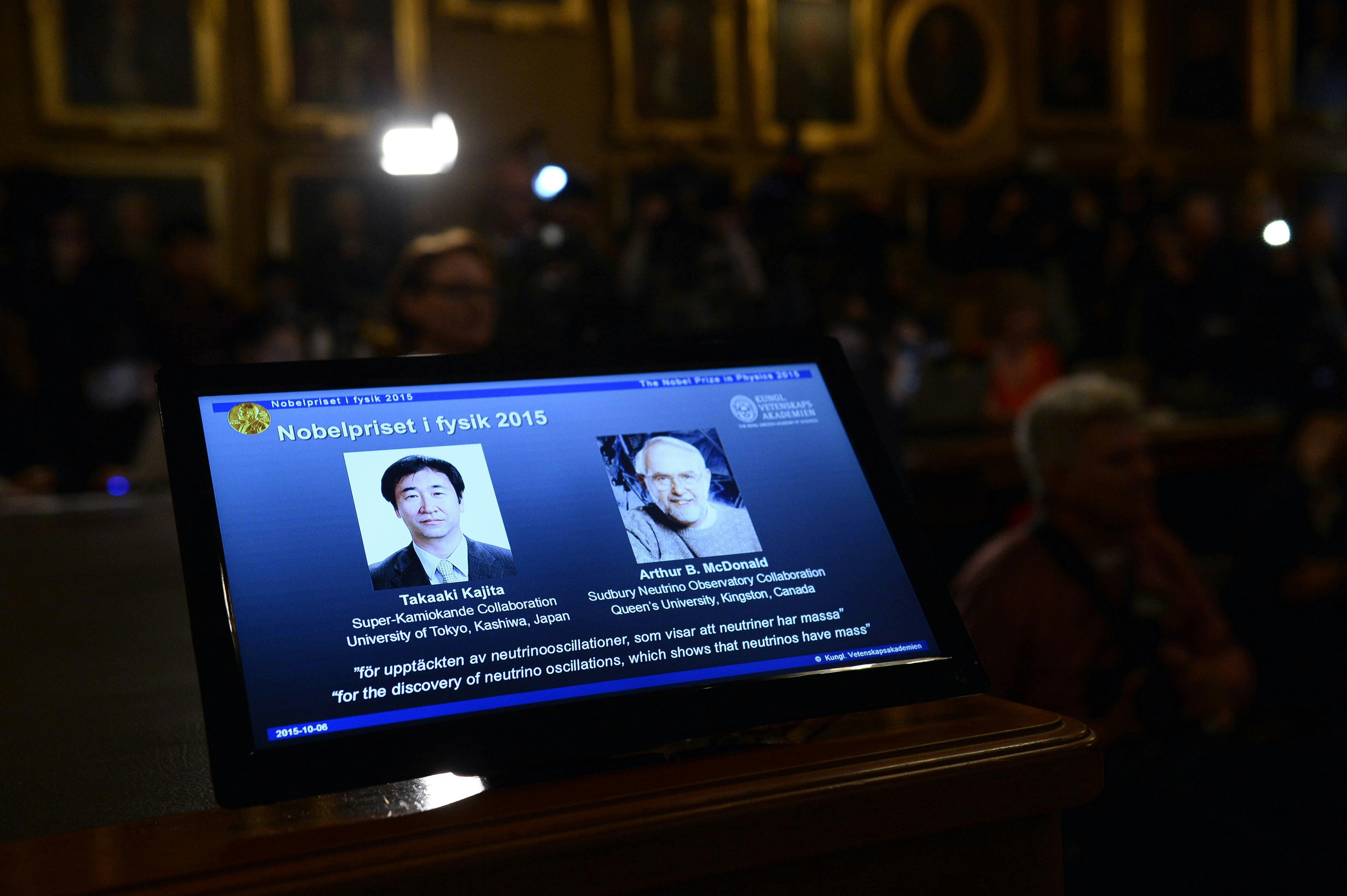 Takaaki Kajita & Arthur B. McDonald Win Nobel Prize In Physics