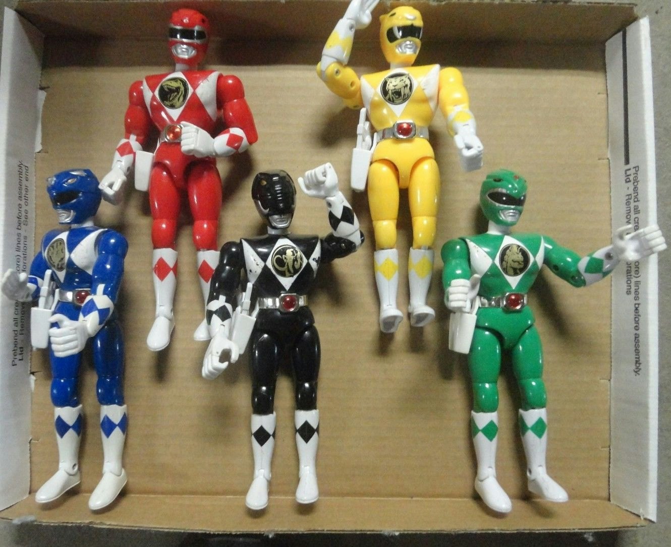 retro power rangers toys