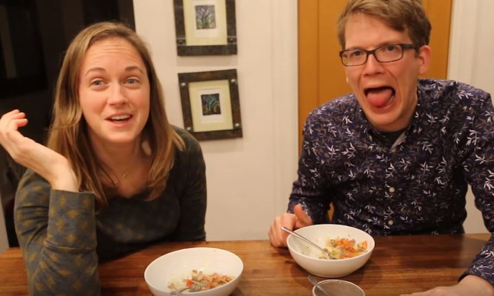 Hank Green with cute, Wife Katherine Green