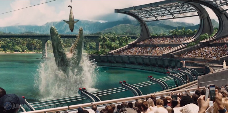 Is Jurassic World S Water Dinosaur Real Details About The Shark Eating Beast May Surprise You