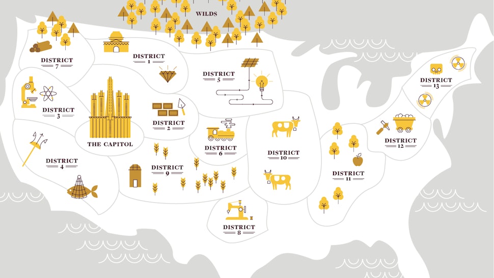This 'Hunger Games' Panem Map Will Help You Find Out Which ...