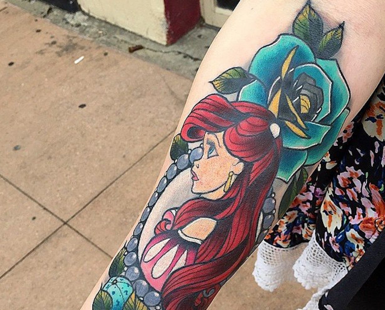 21 Disney Princess Tattoos That Are Perfect For Every '90s Kid