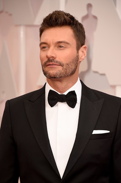 Ryan Seacrest Debuts A New, Scruffy Look On The Oscars Red Carpet And