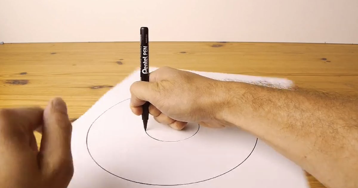 We Finally Learn How To Draw A Perfect Circle Without Tracing It Our Lives Are Changed Forever Video