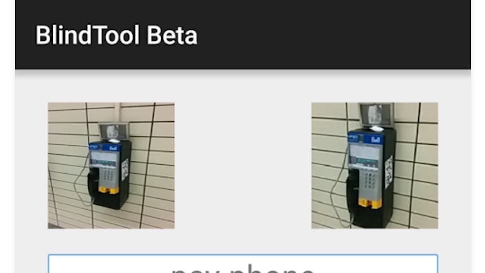 BlindTool, An App That Helps The Blind
