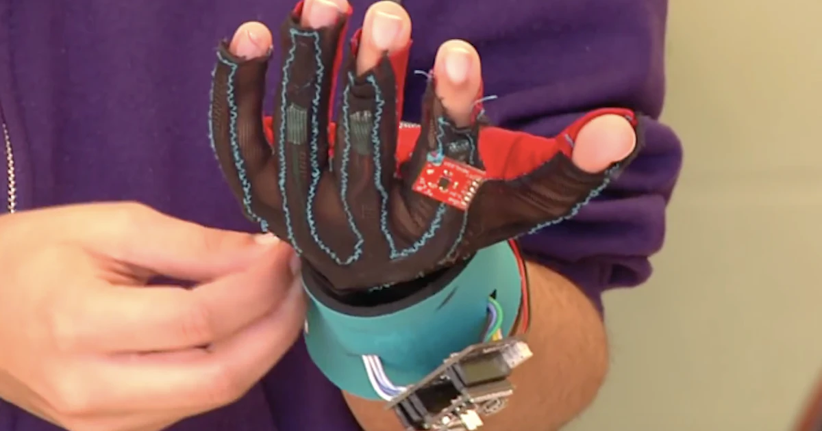 These Gloves Translate Sign Language Into Text & Speech In Real Time