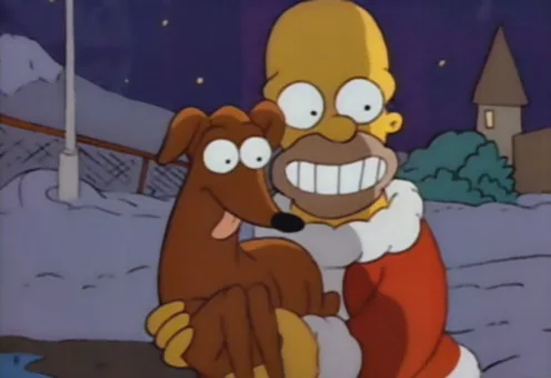 How Santa's Little Helper Saved 'The Simpsons', And Christmas