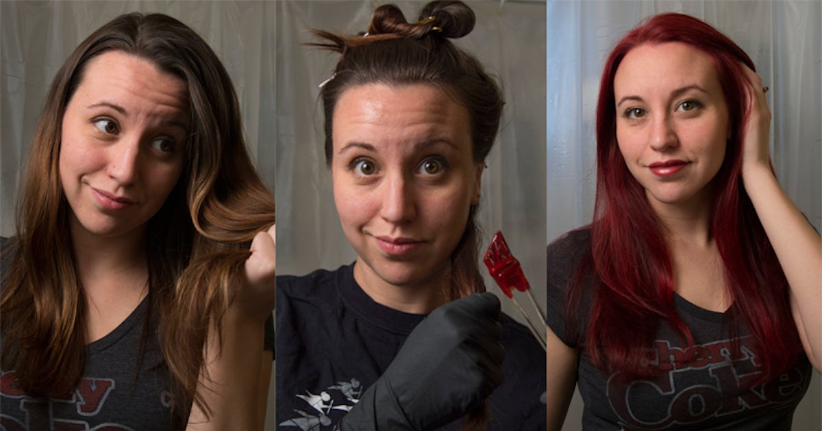 How To Dye Your Brown Hair Red Without Bleach How To Dye Your Brown Hair Red Without Bleach