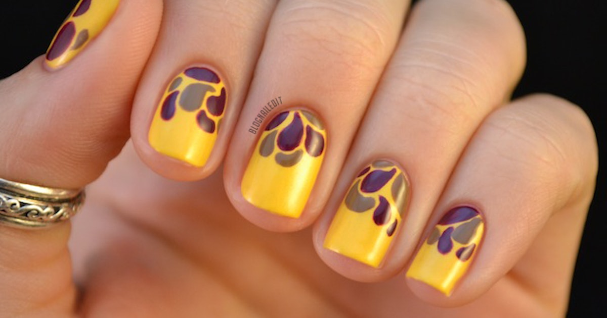 9 Fall Nail Art Ideas That Are More Exciting Than Your Basic Orange 9 Fall Nail Art Ideas That Are More Exciting Than Your Basic Orange