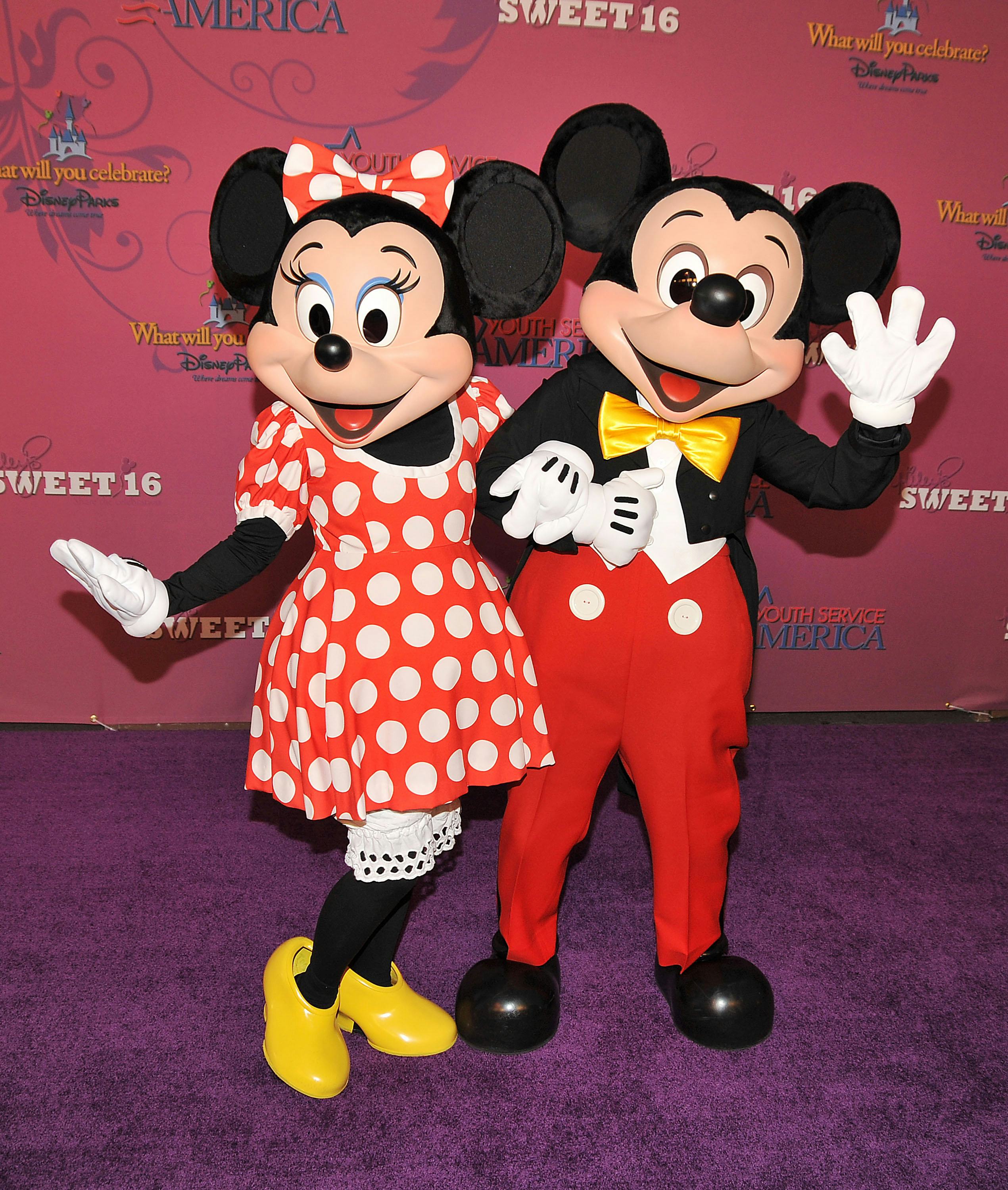 mickey and minnie mouse