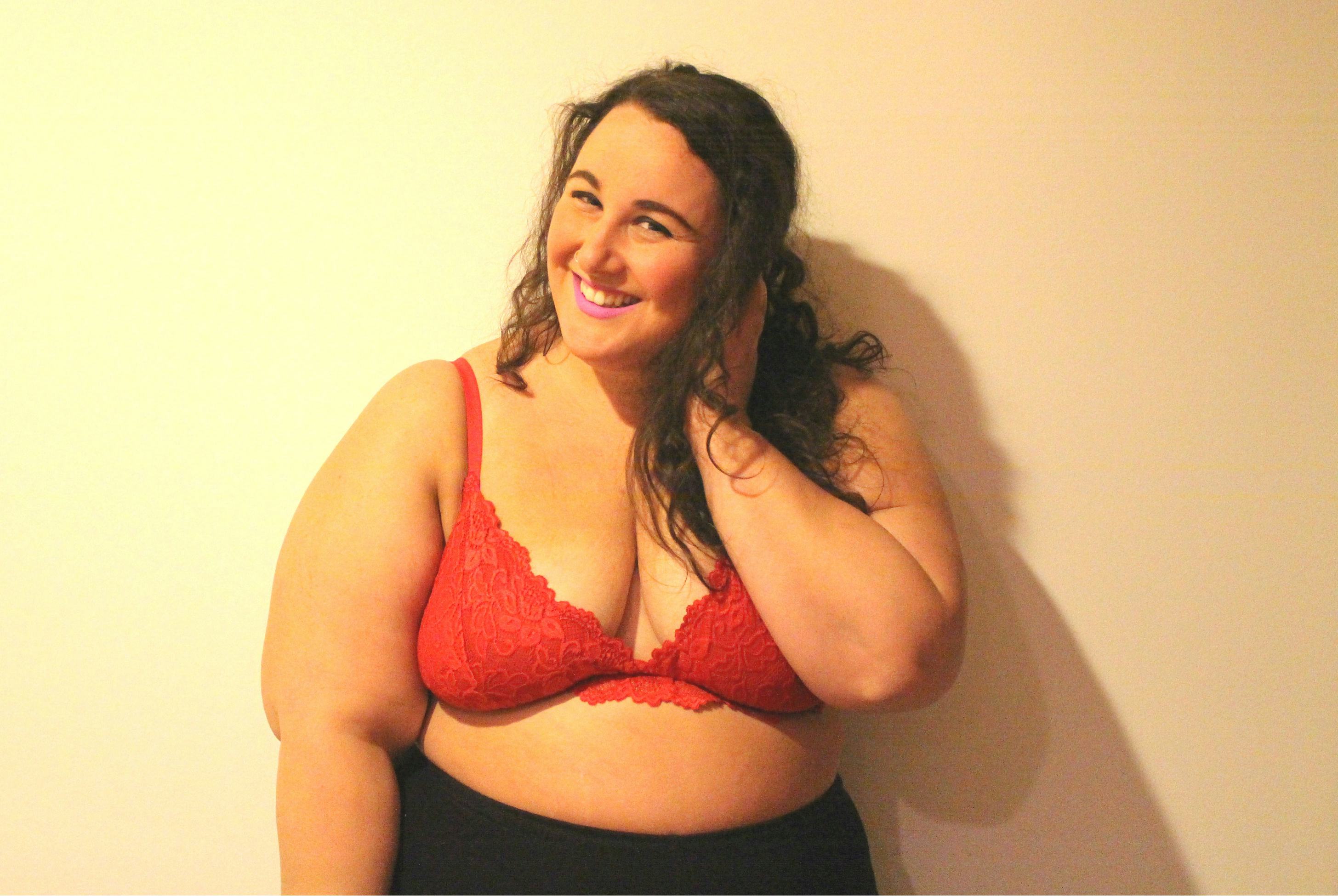 plus size bralette with underwire