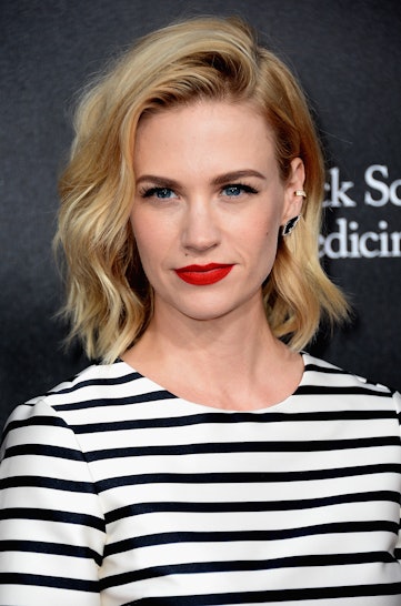 January Jones Dyes Her Hair Blush Pink And Were Completely Obsessed 