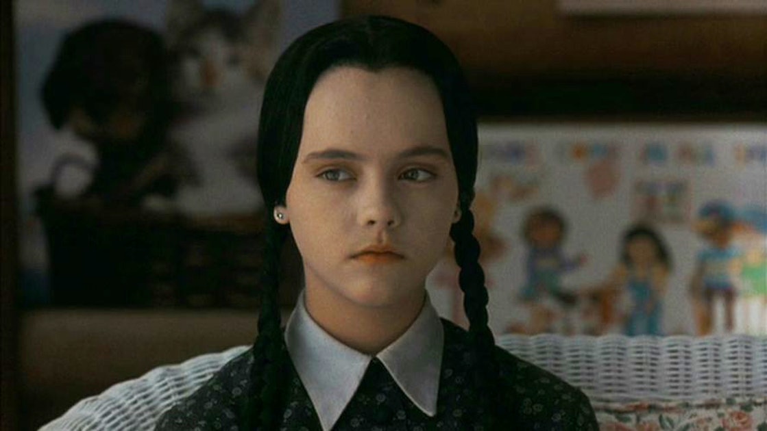 4. "Black and white striped nail design for Wednesday Addams" - wide 5
