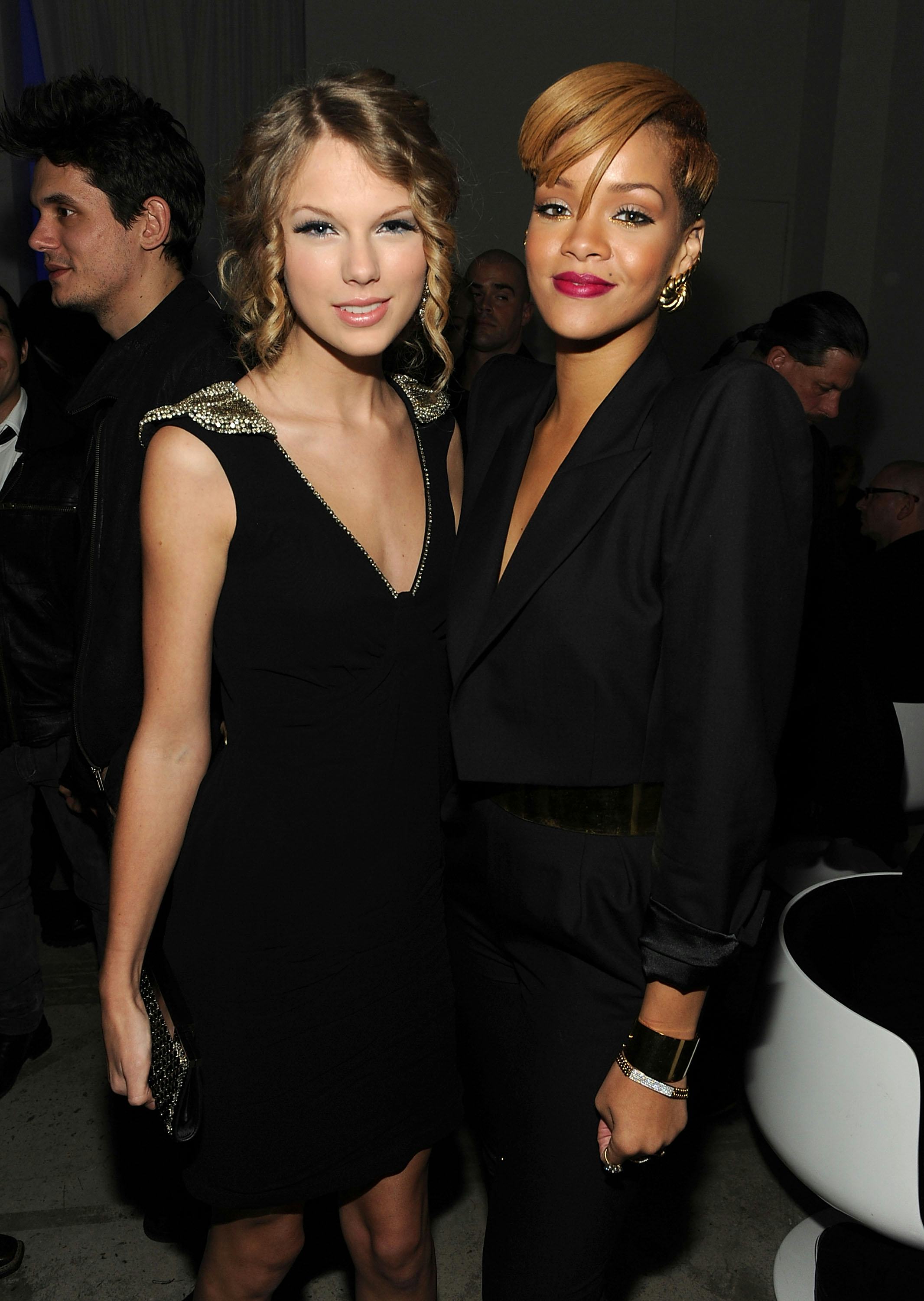 Taylor Swift And Rihanna Wore Blue Coats Out In NYC — But They Are ...