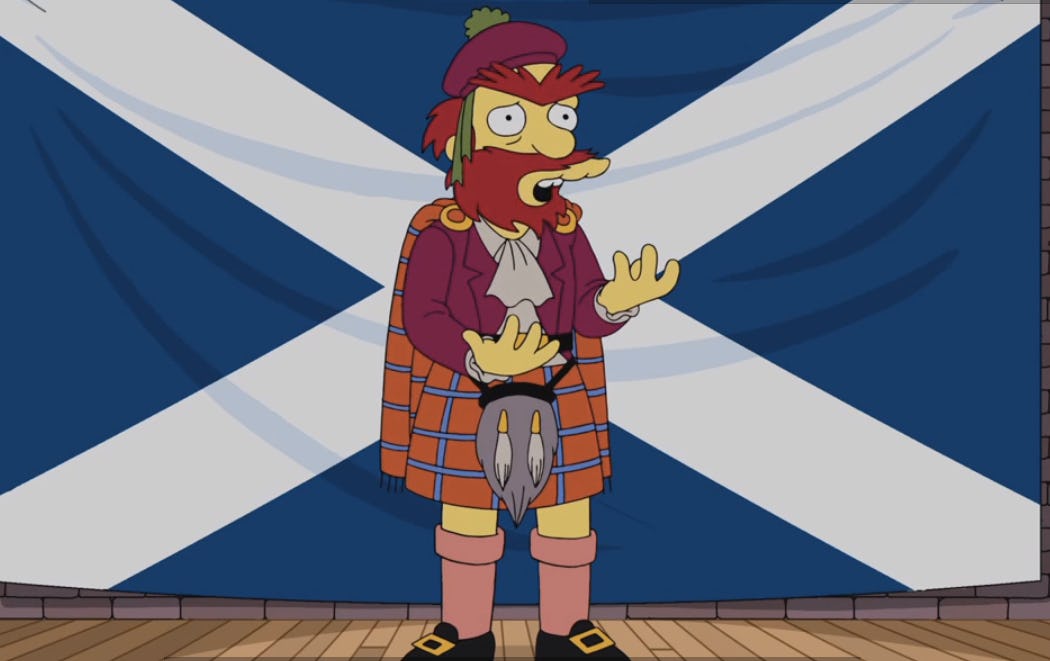 groundskeeper willie brave heart