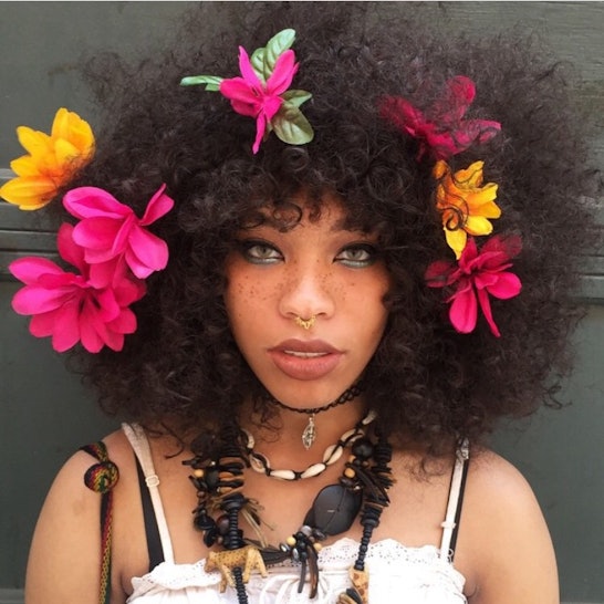 10 Black Women With Flowers In Their Hair Because Theyre Taking 