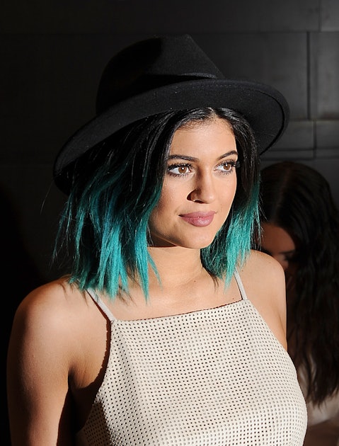4. Kylie Jenner Blue Hair Extensions - wide 4